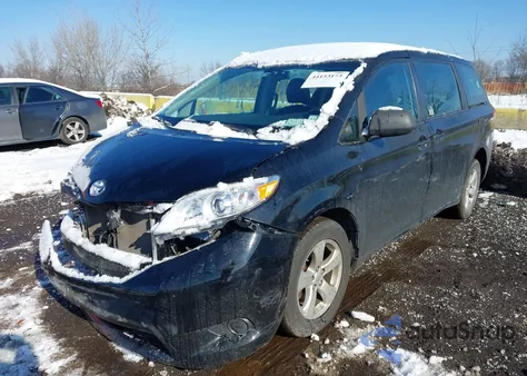 2014 Toyota Sienna L V6 7 Passenger из США, поврежденный, VIN 5TDZK3DC5ES440825